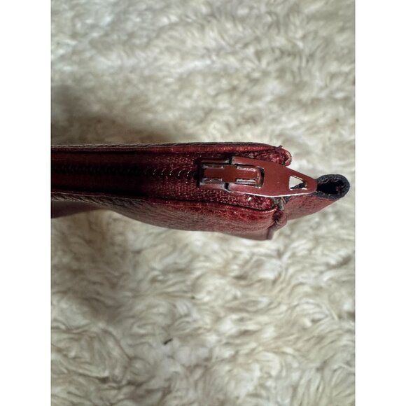 Vintage Mark Cross Small Zippered Leather Pouch Italy-AS IS - Picture 5 of 9